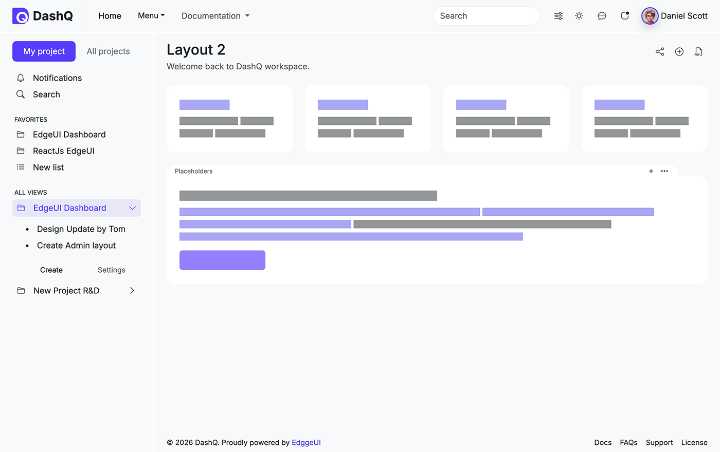 DashQ layout version 2