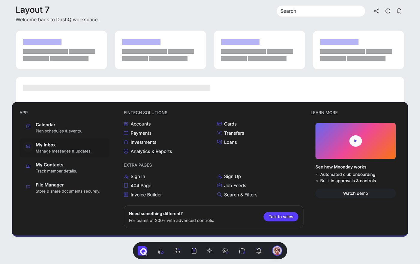 DashQ layout version 7