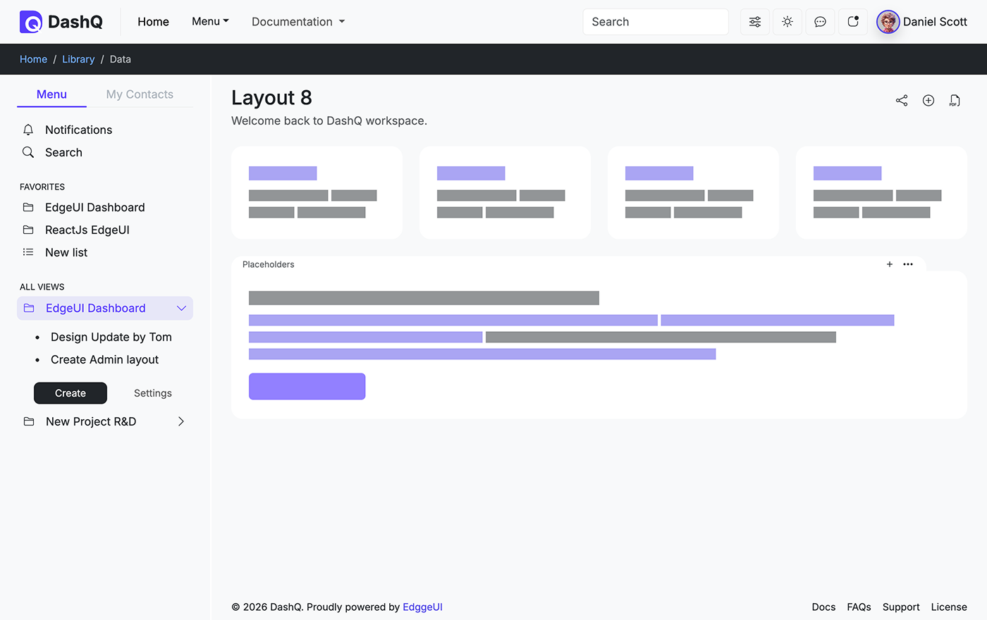 DashQ layout version 8