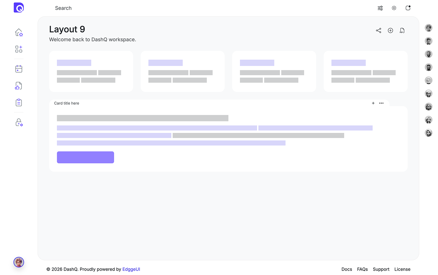 DashQ layout version 9