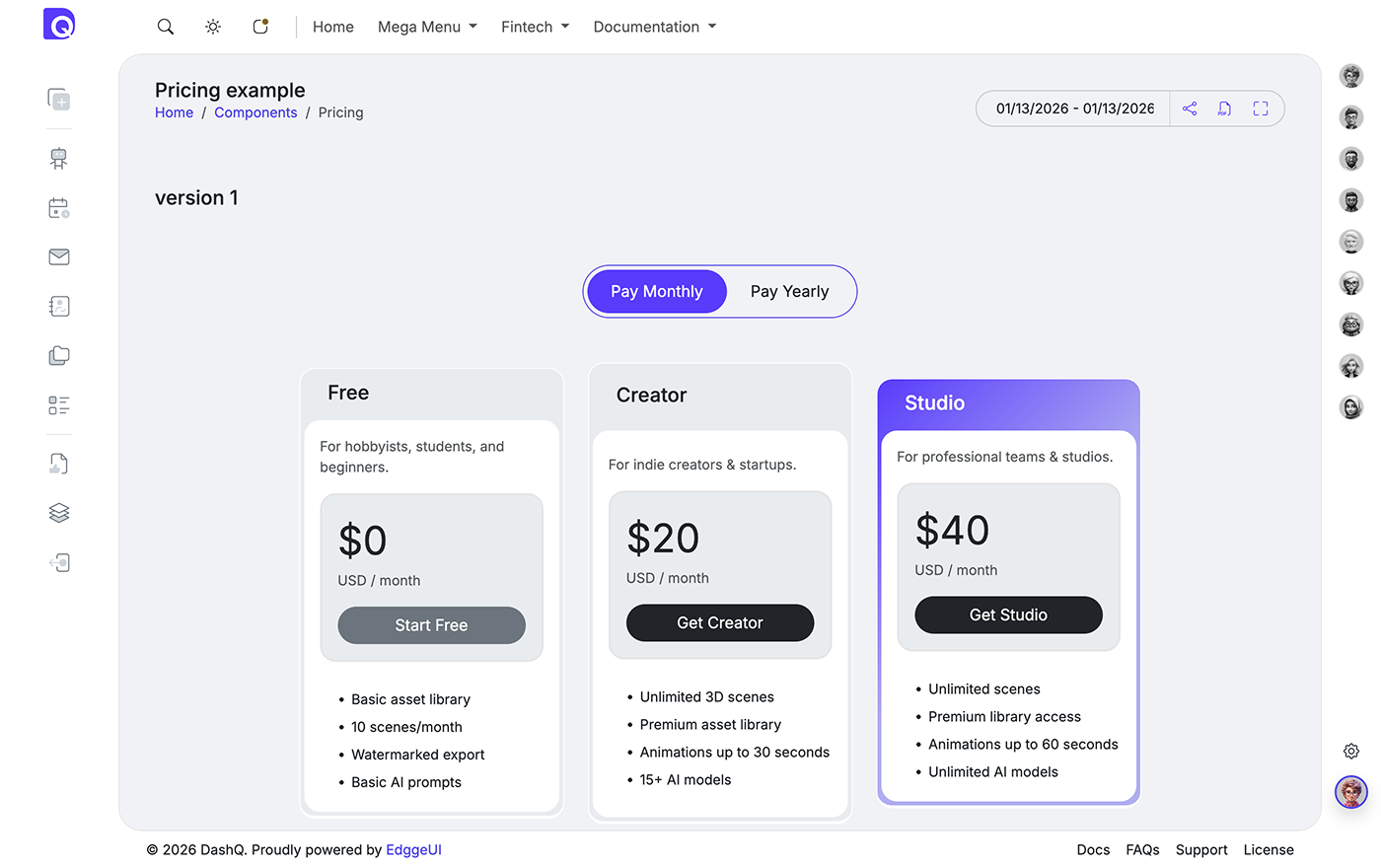 Pricing